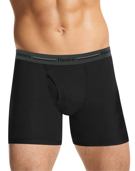 CSB1B4 - Hanes Classics Men's TAGLESS Slim Fit Boxer Briefs with ...