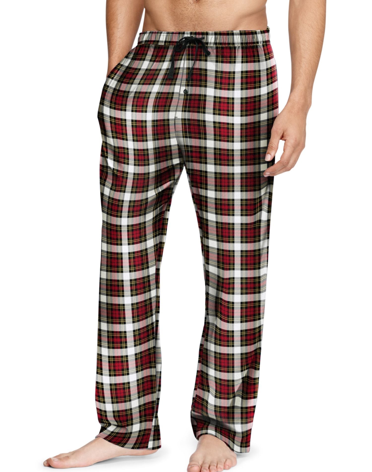 02006/02006X - Hanes Men`s Flannel Pants with Comfort Flex Waistband