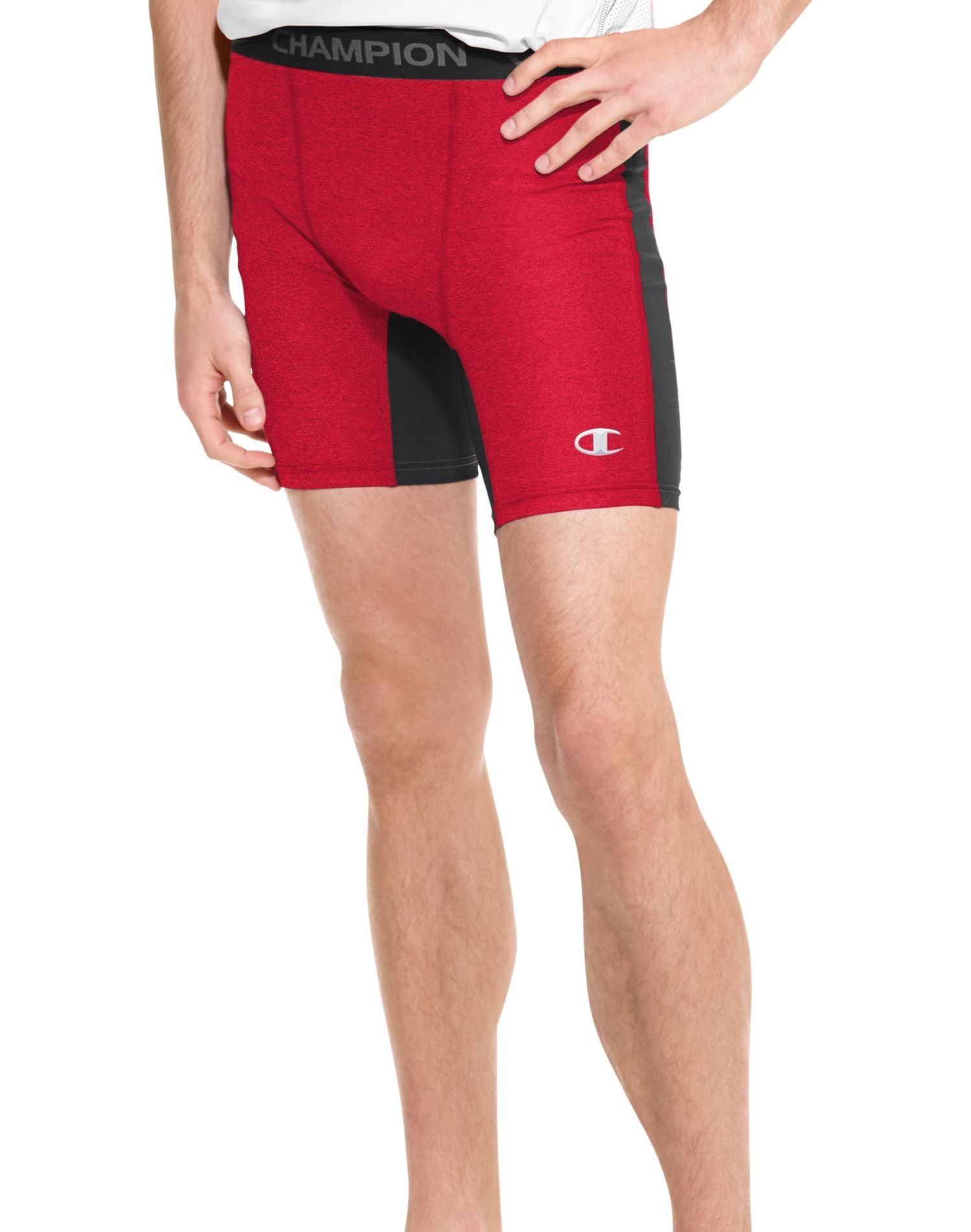 87294 Champion Men`s Powertrain Powerflex Solid Compression Shorts