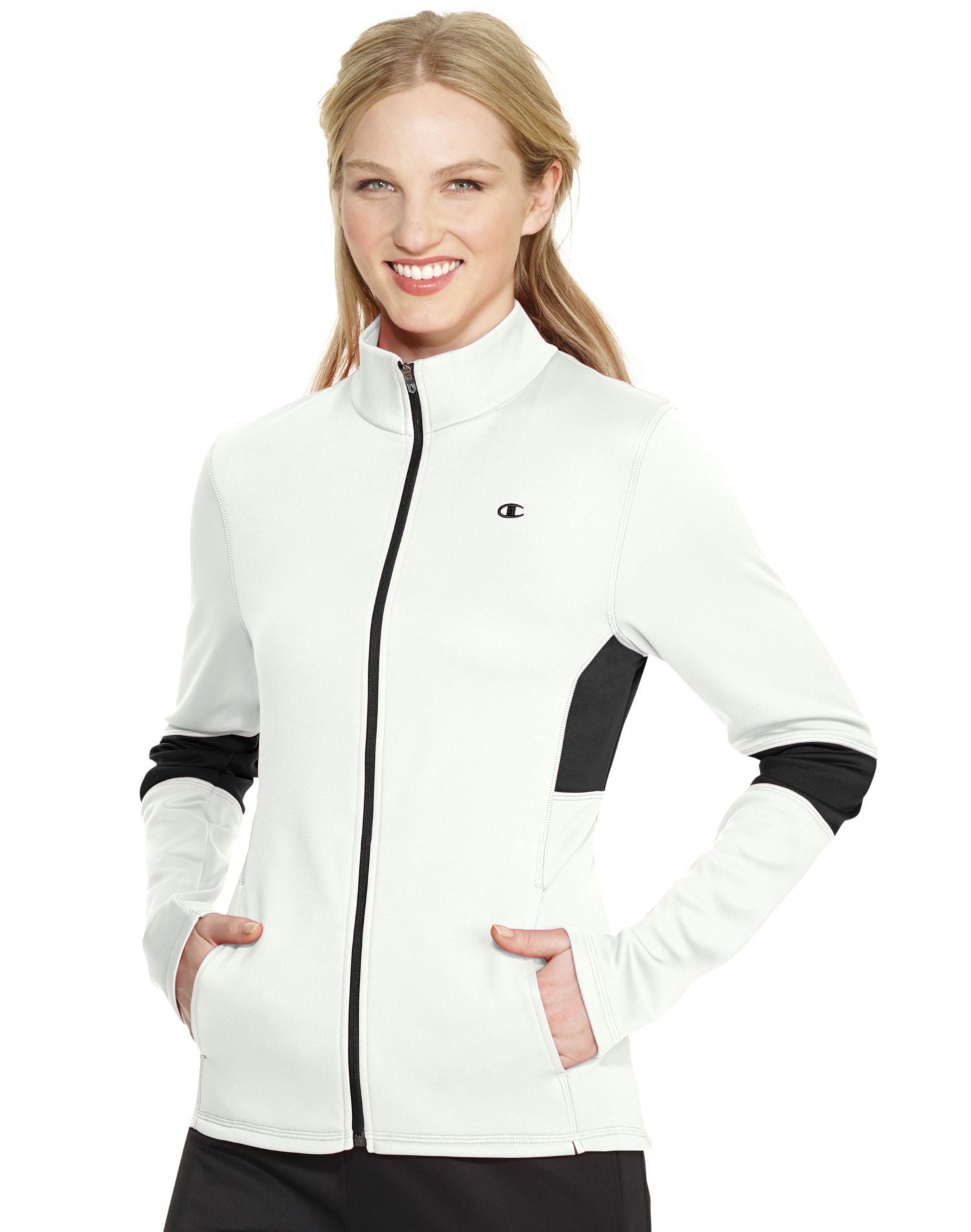 champion women's tech fleece jacket