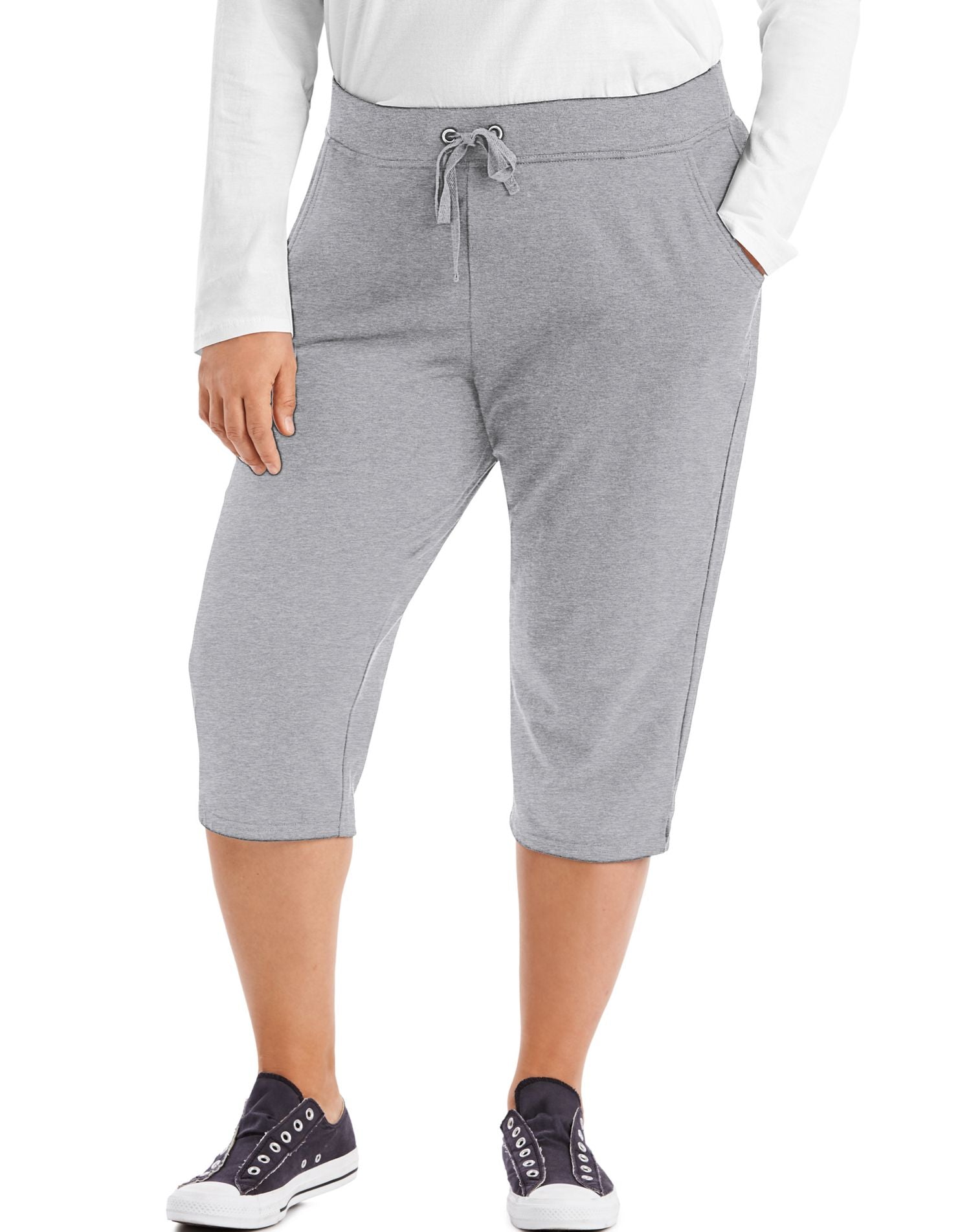 OJ185 - Just My Size Womens French Terry Capris