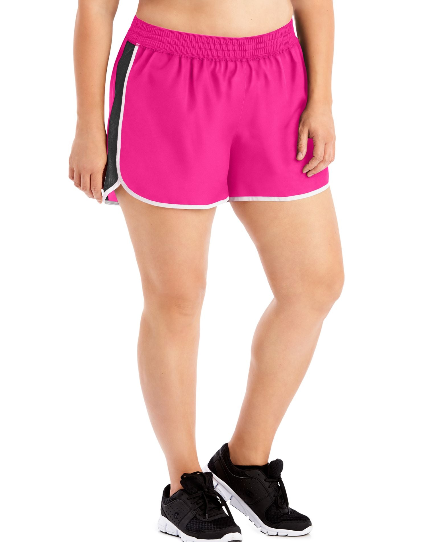 Danskin Now Women's Plus-Size Woven Running Shorts 