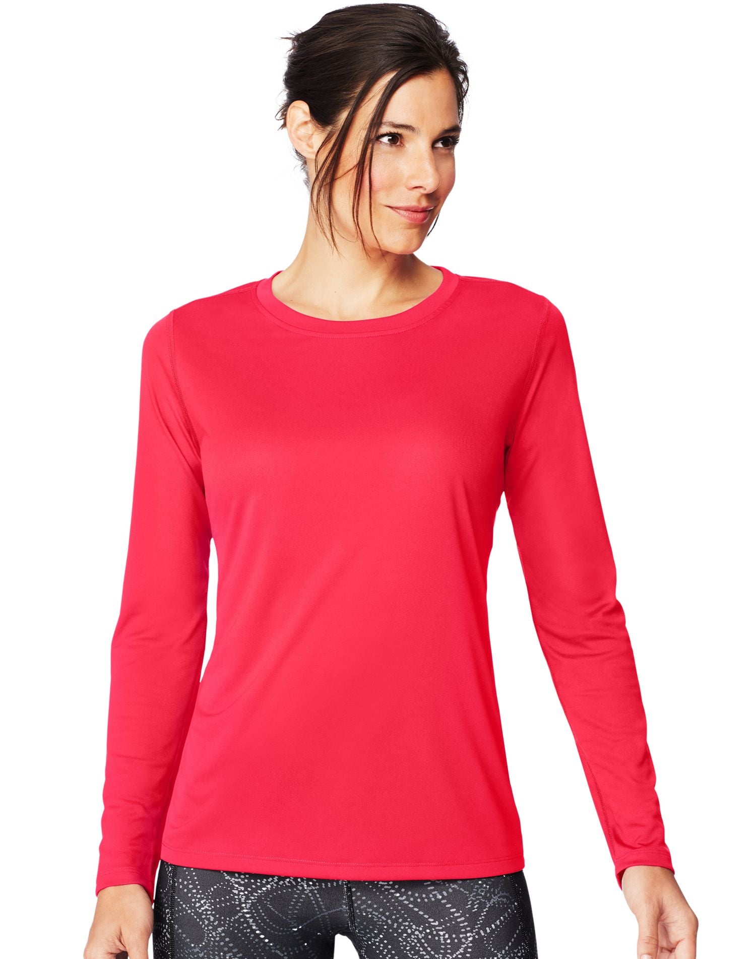 O9308 - Hanes Womens Sport Cool DRI Performance Long-Sleeve T-Shirt