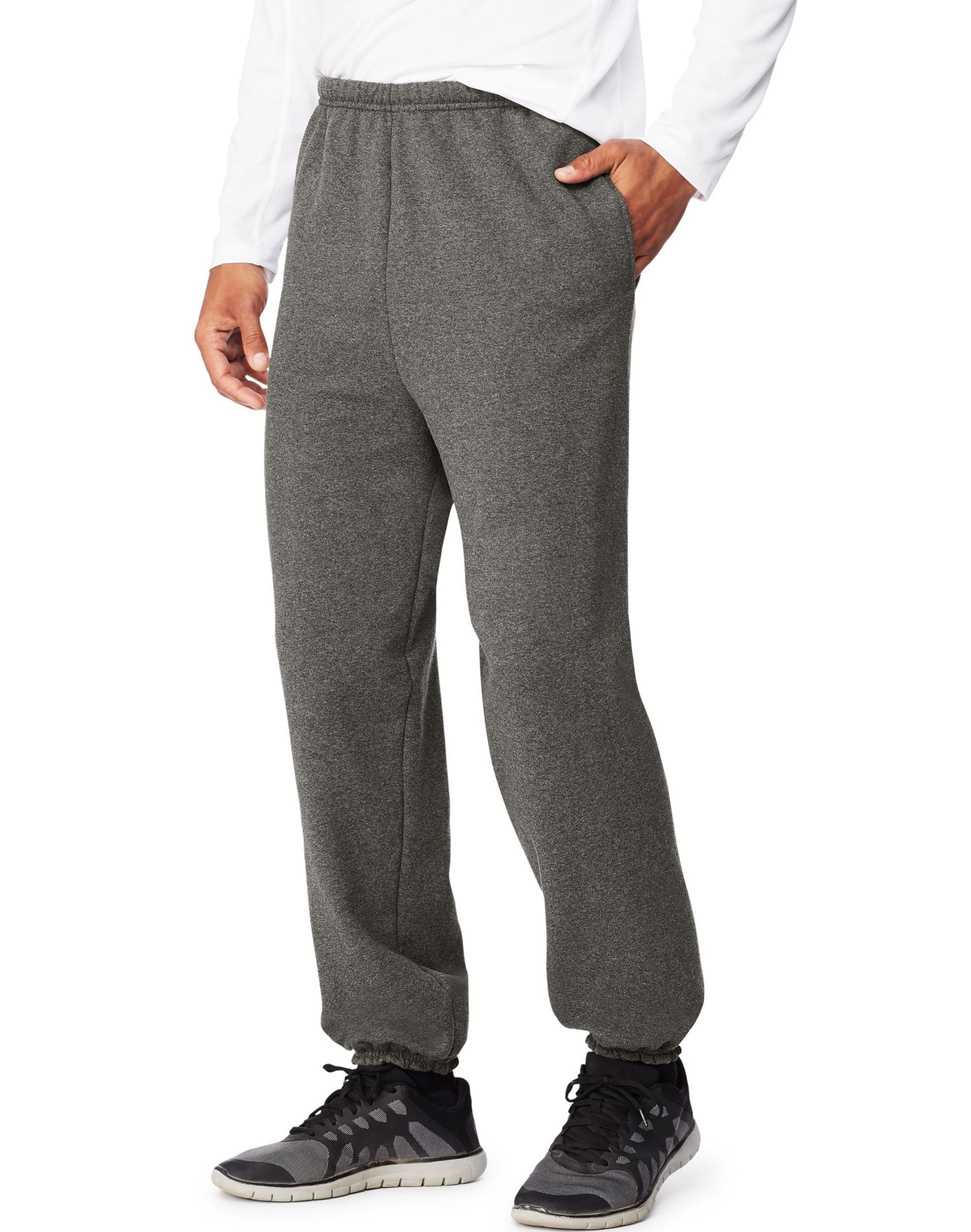 OF360 - Hanes Mens Sport Ultimate Cotton Fleece Sweatpants With Pockets