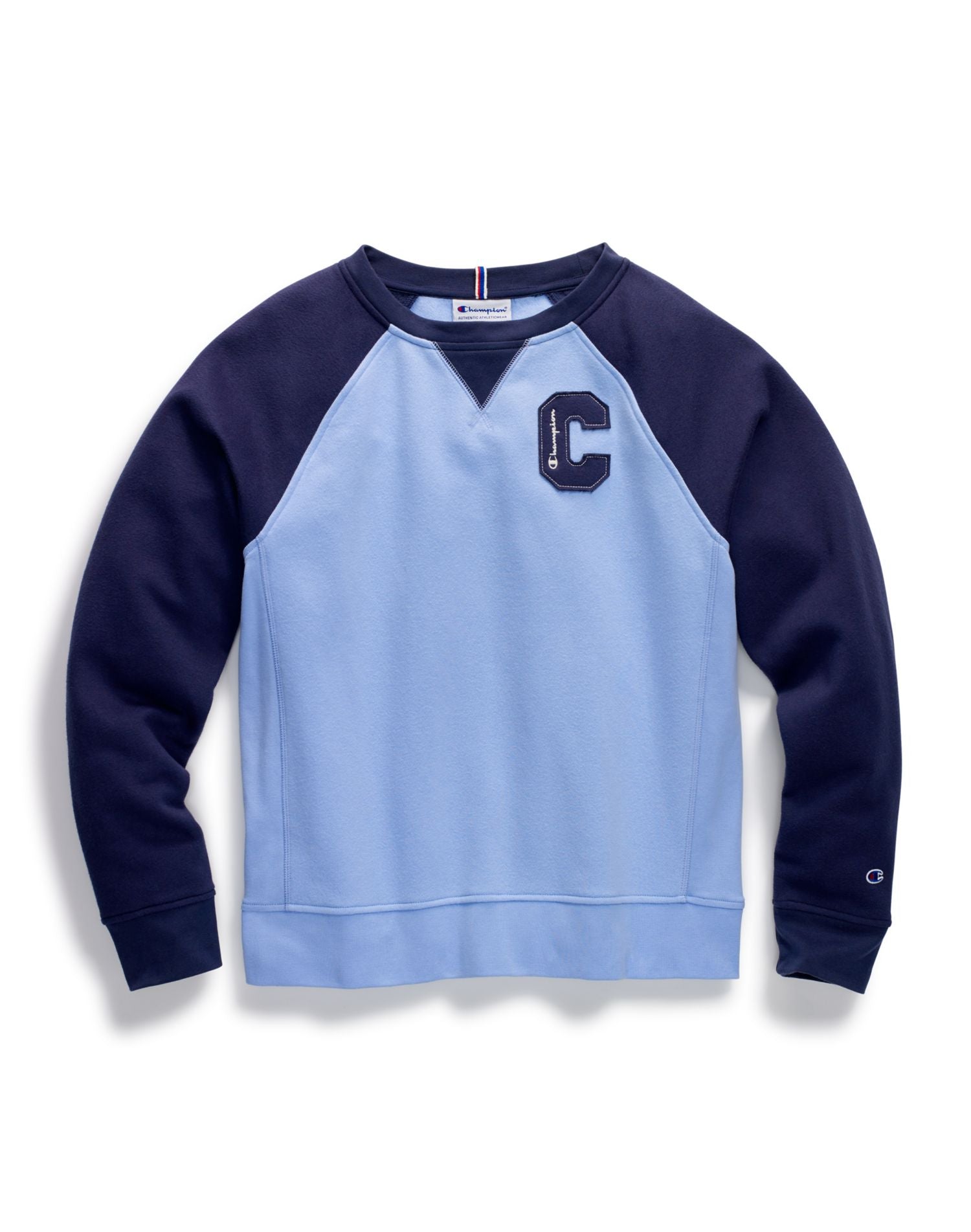 oceanfront blue champion sweatshirt