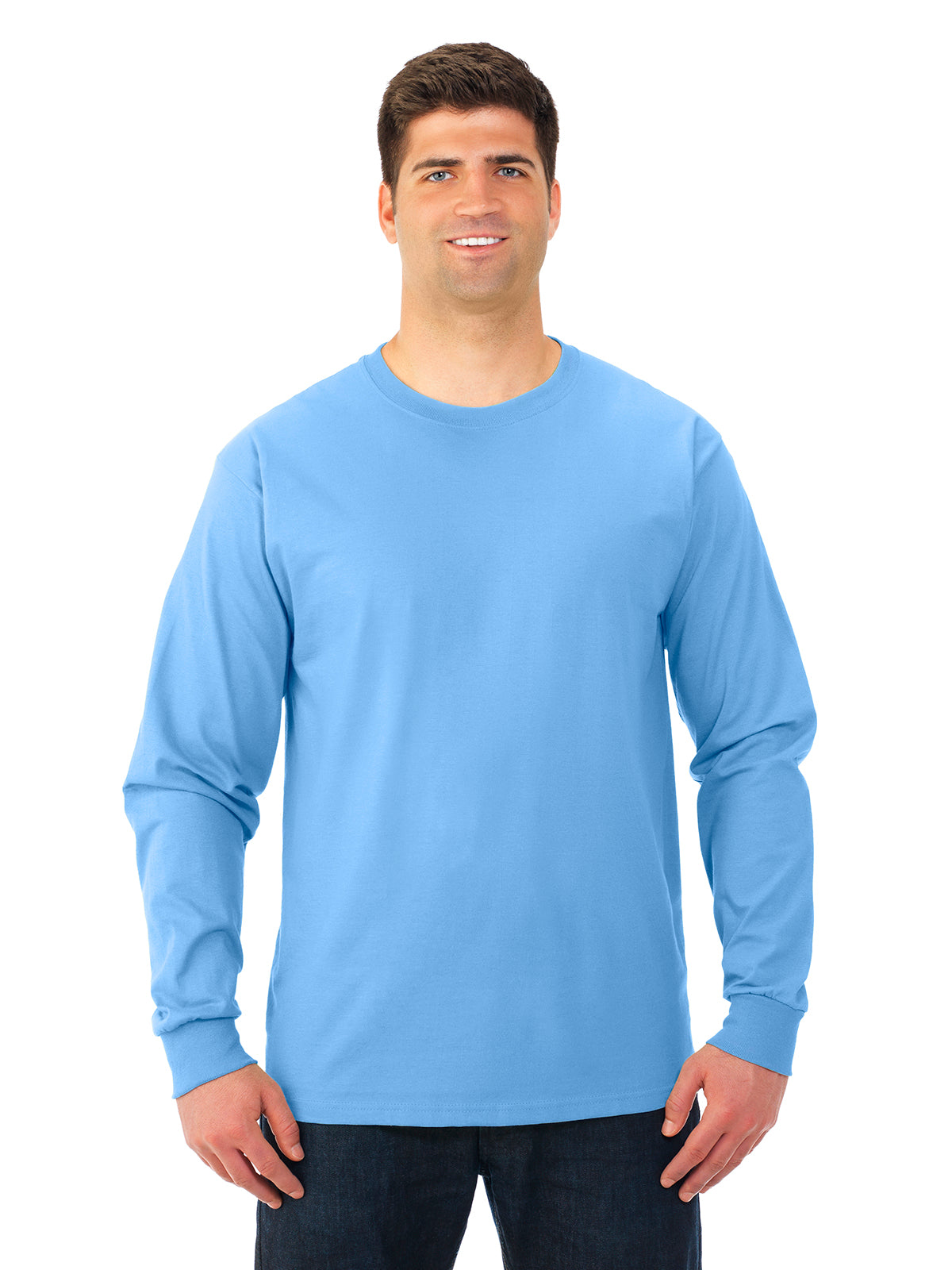 JZHD6LR - Fruit Of The Loom Mens Lofteez HD Long-Sleeve T-Shirt