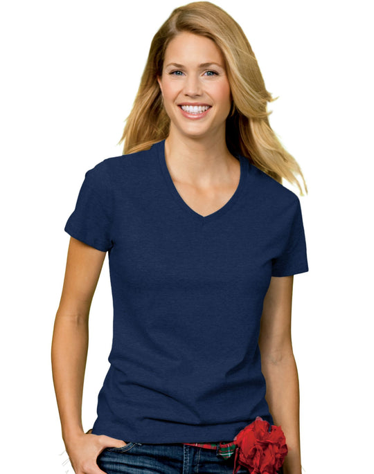 5780 - Hanes Relaxed Fit Women's ComfortSoft V-neck T-Shirt # 5780