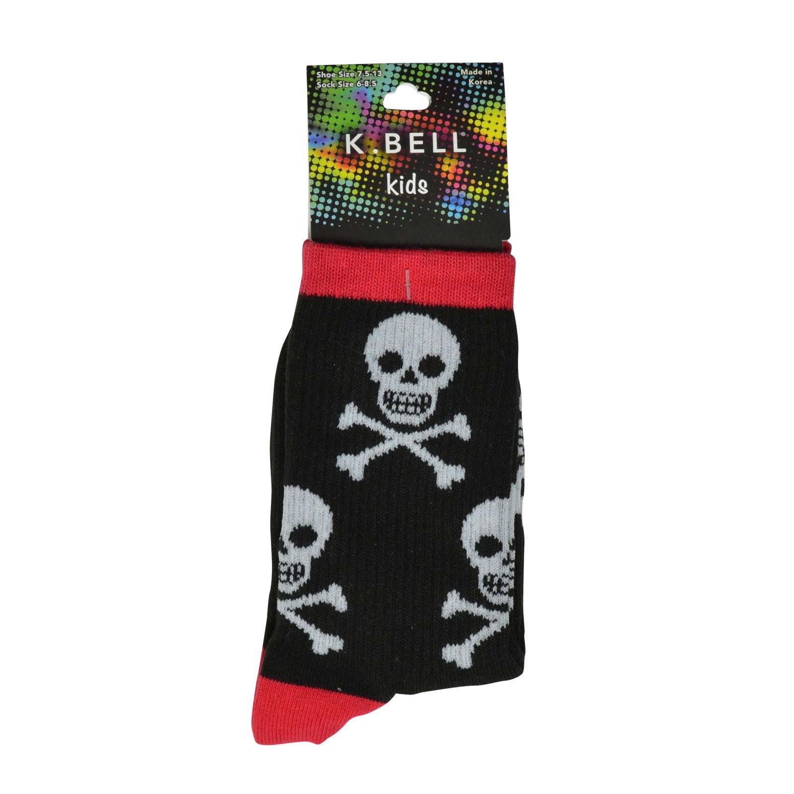 boys skull socks