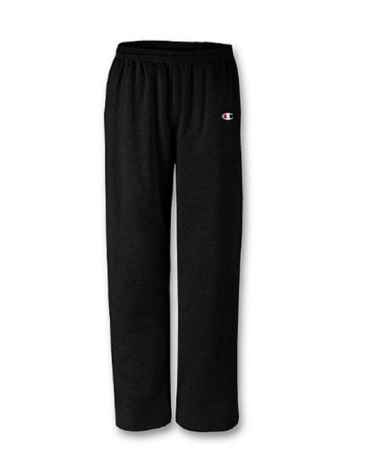 champion reverse weave open bottom sweatpants with pockets