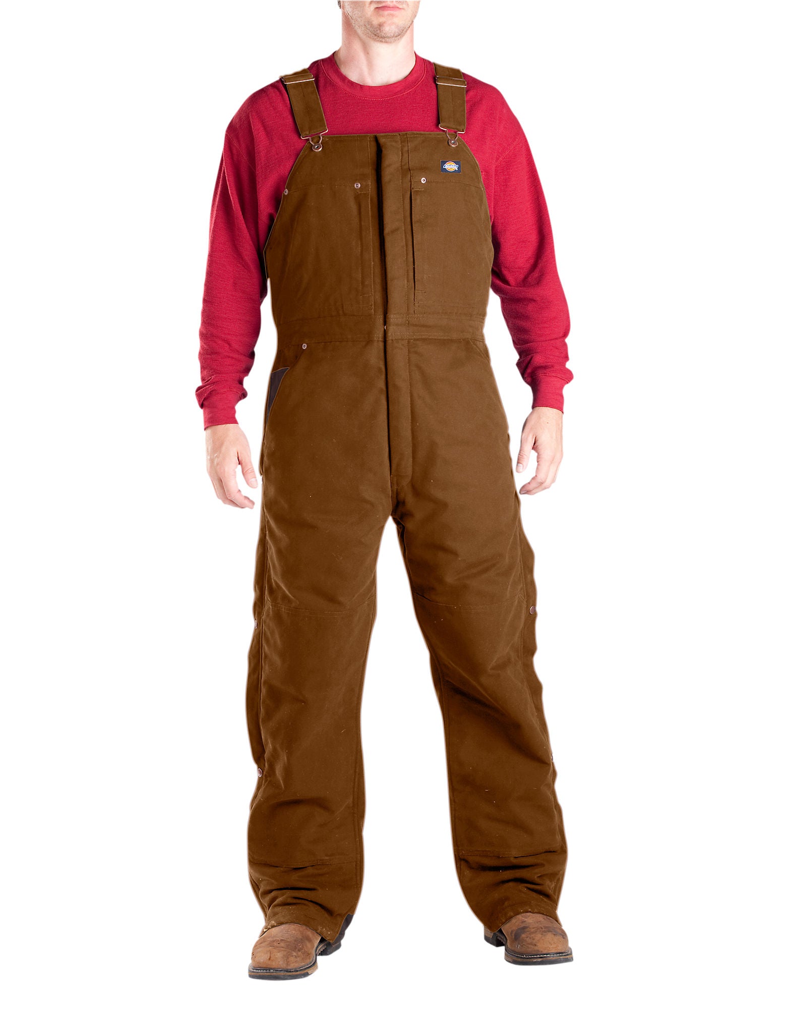 Dic Tb246 Dickies Mens Sanded Duck Insulated Bib Overalls 