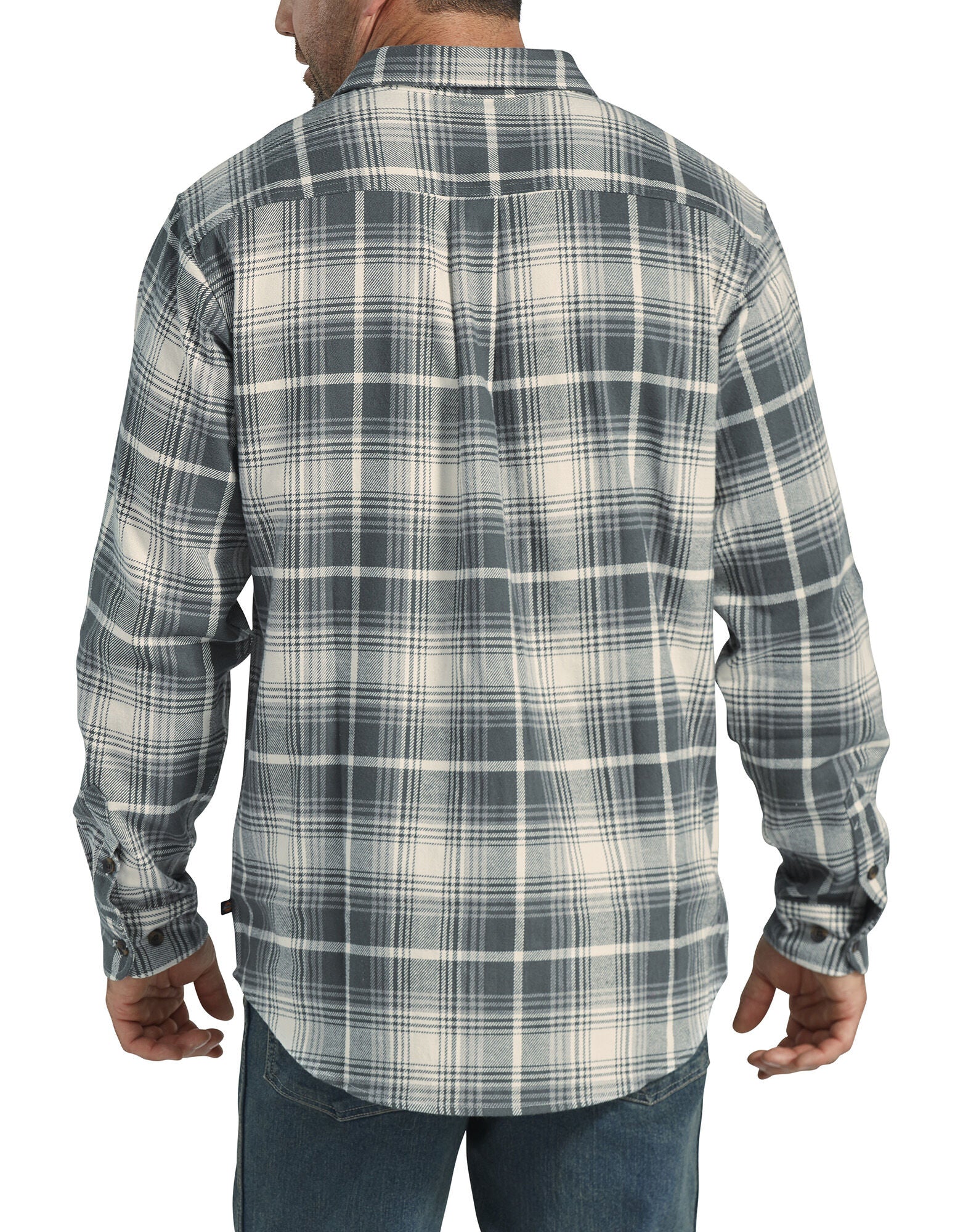 DIC-WL652 - Dickies Mens Heavyweight Long Sleeve Flannel Shirt