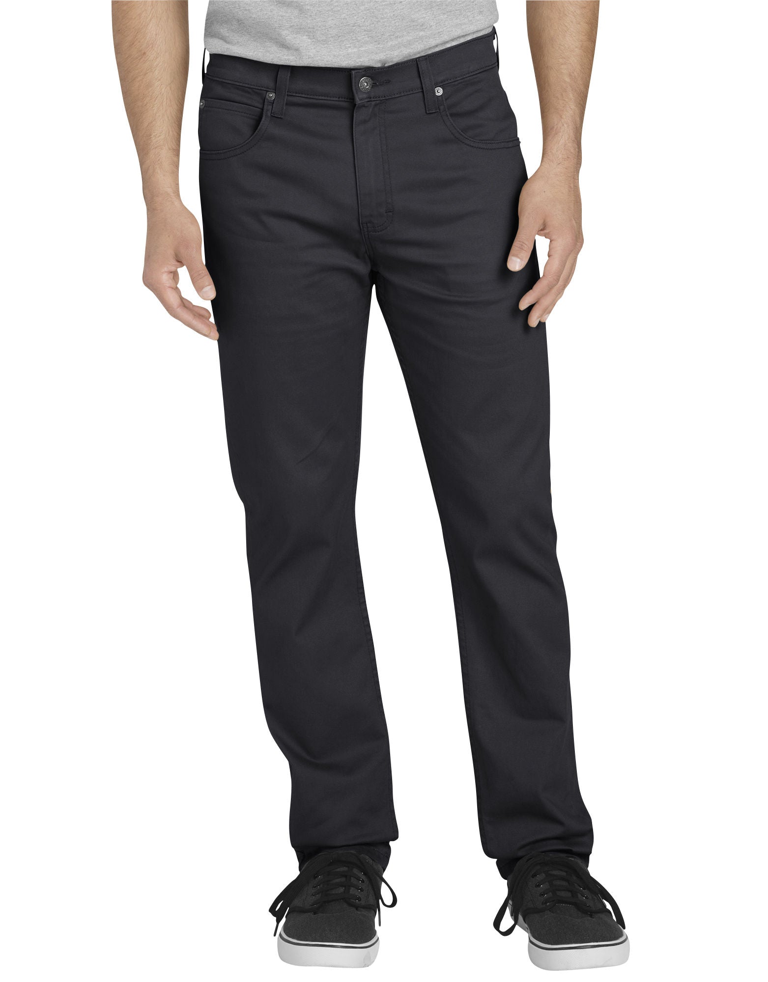 DIC-XD824 - Dickies Mens FLEX Slim Fit Tapered Leg 5-Pocket Pants