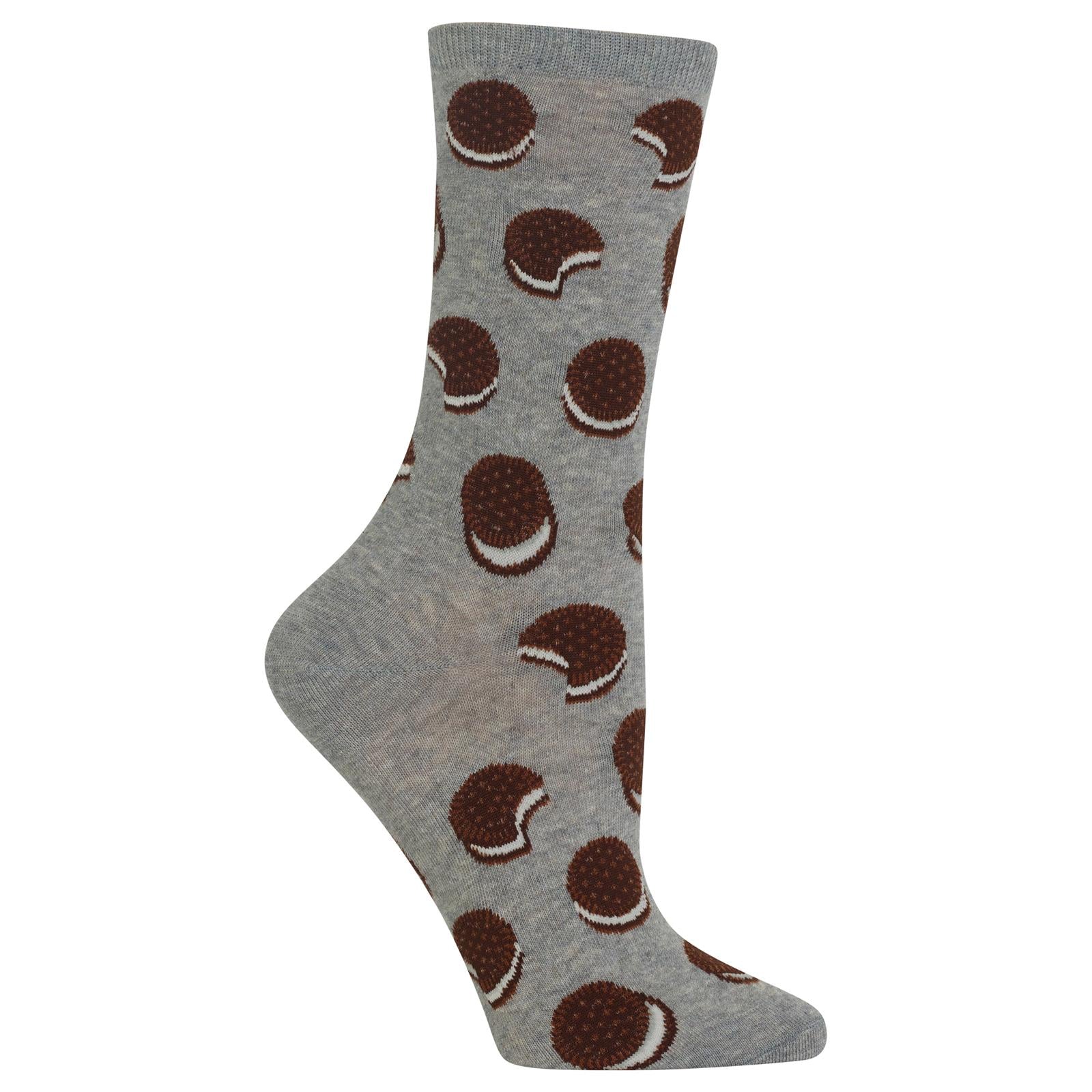 HO002298 - Hot Sox Womens Sandwich Cookie Crew Socks