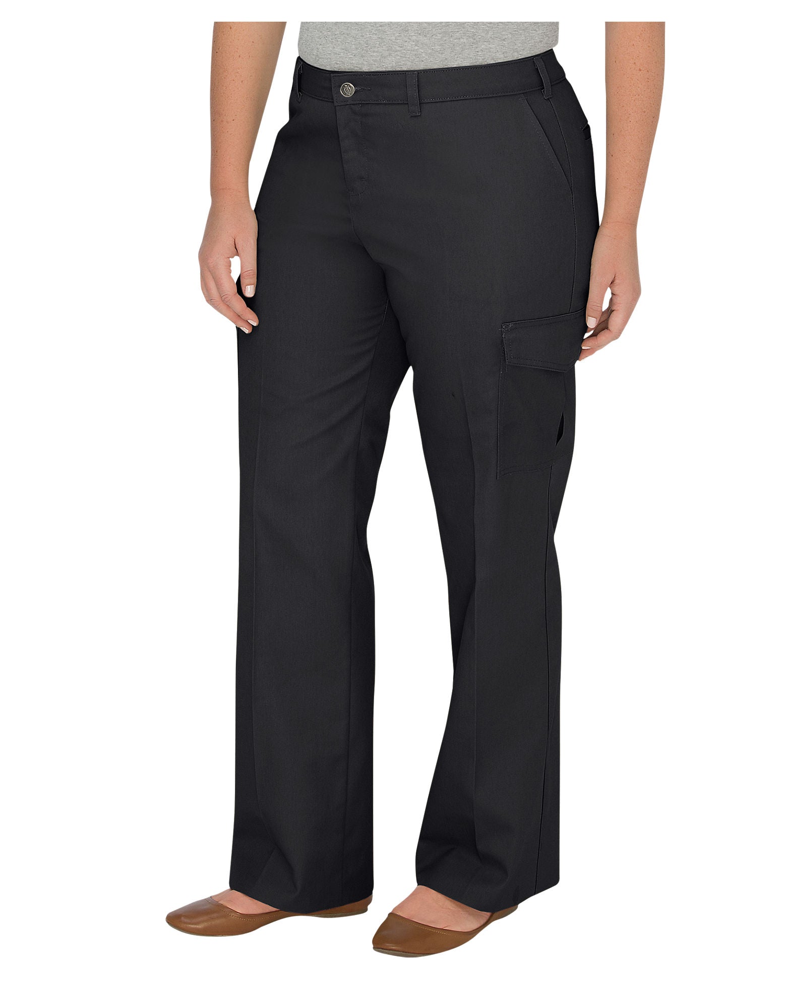DIC-FPW537 - Dickies Womens Plus Size Relaxed Straight Server Cargo Pants