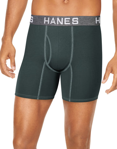 Hanes Men's Comfort Flex Fit® Ultra Soft Cotton Stretch Boxer Briefs 3-Pack  Assorted - CFFBC3