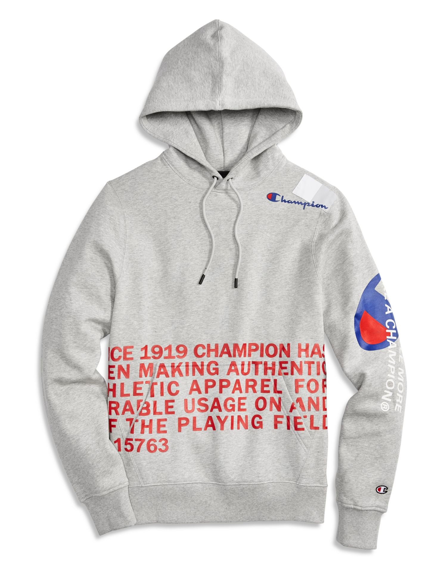 champion behind the label hoodie