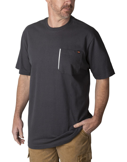 DIC-YS879 - Walls Mens Heavy Lifter Short Sleeve Pocket T-Shirt