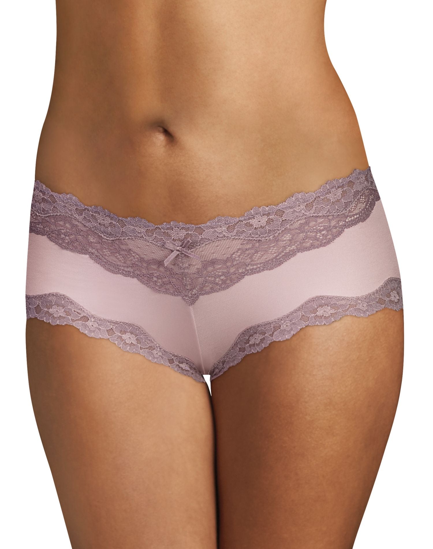 40823 Maidenform Women`s Cheeky Scalloped Lace Hipster 0476