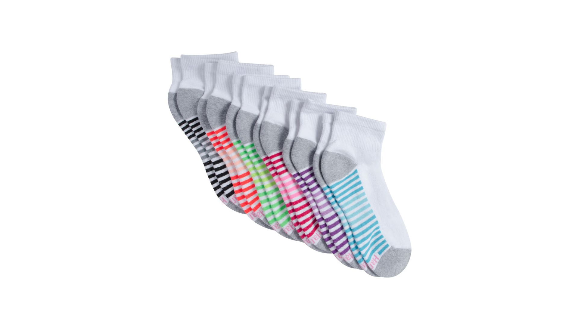 4A3L6 - Hanes Womens Cool Comfort Sport 6-Pack Ankle Socks