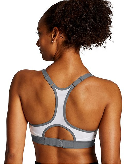 champion the absolute zip sports bra