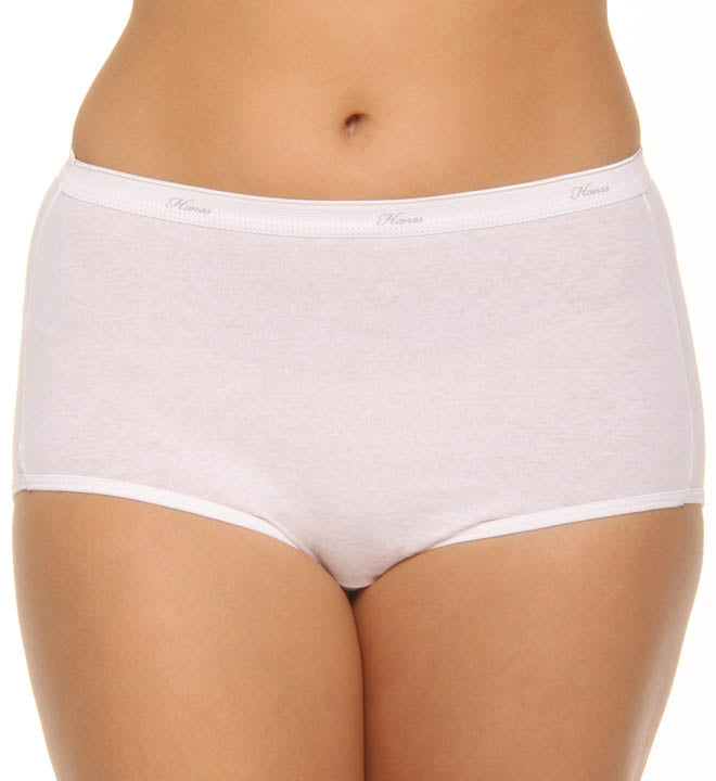 Hanes Women's Cotton White Brief 10-Pack - PW40WH