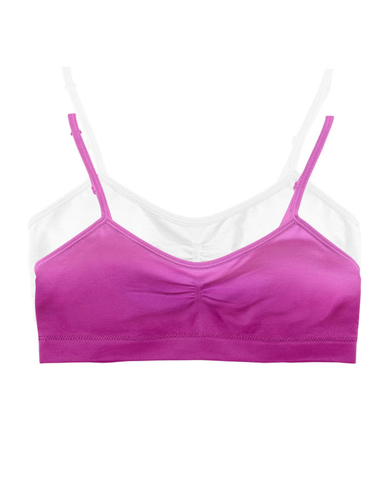 H189 - Hanes Girls` Seamless Molded Cup Wirefree Bra