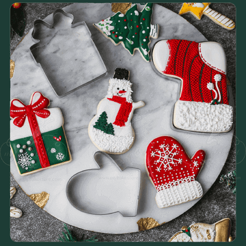 assorted Christmas Cookie cutters