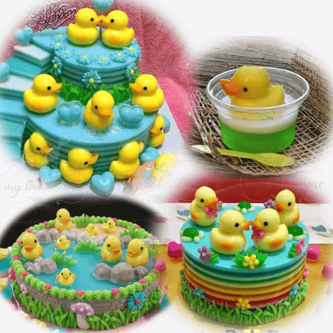 Duckie agar agar Jelly Mold