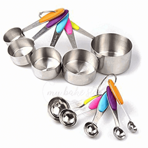 Stainless Steel measuring cup and spoon set