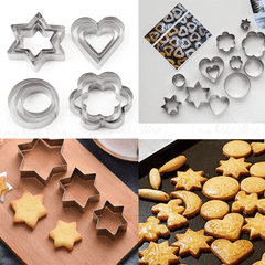 stainless steel cookie cutters, veg cutters