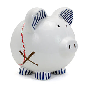 Ceramic Piggy Bank - Baseball - Olly-Olly