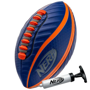 Franklin NERF Spiral Grip Mini Football & Pump - Olly-Olly - Nerf Flag Football Set