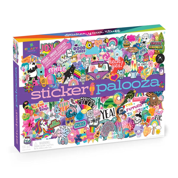 Sticker & Chill Sticker Book for Adults – 800+ Repositionable Colorful  Clings