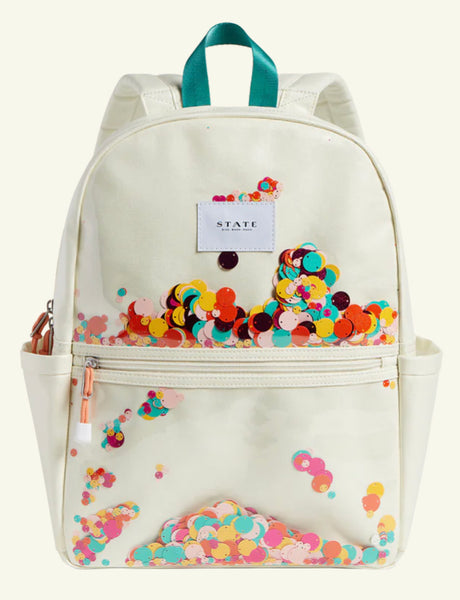 Pink Party Confetti Backpack Medium