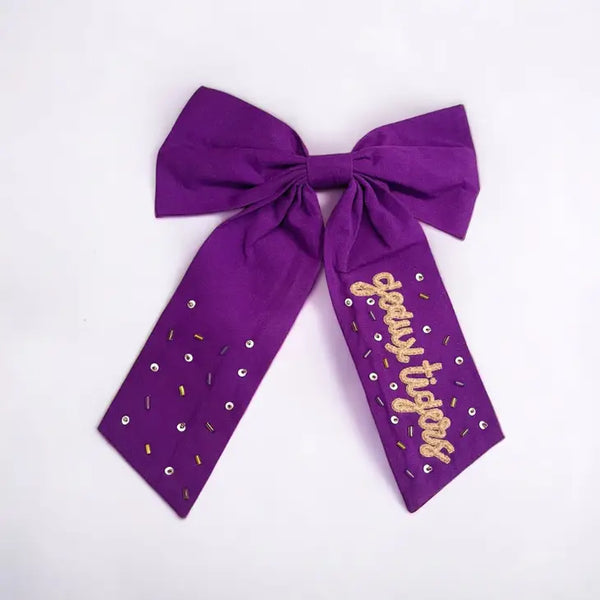 Hand-drawn Purple Bow Kiss-Cut Stickers – Rare Breed Apparel Maui