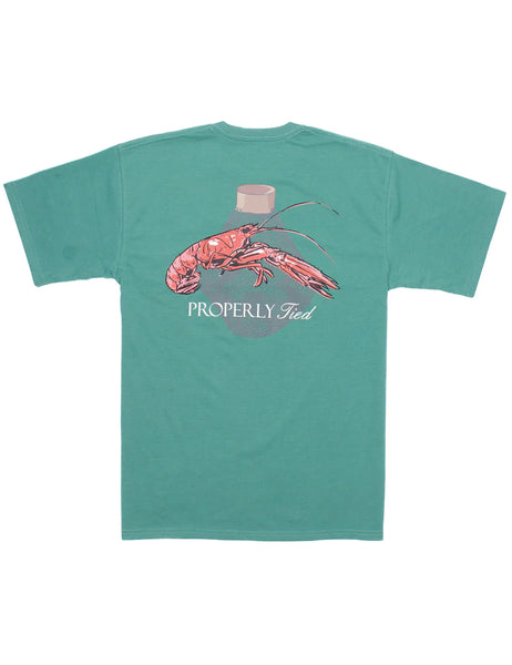 Saltwater Boys Co S/S Tee Shirt - Crawfish Boil on Blue – Olly-Olly