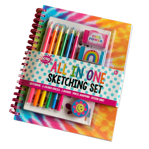 Pastel Tie Dye All-in-One Sketching Set – Make It Real