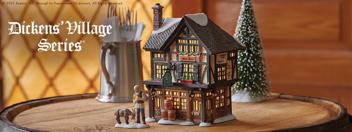 Cobblestone Corners Christmas Village Collection - New 2021 Complete 27 Pc.  Set.