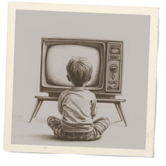 Department 56 Child watching tv