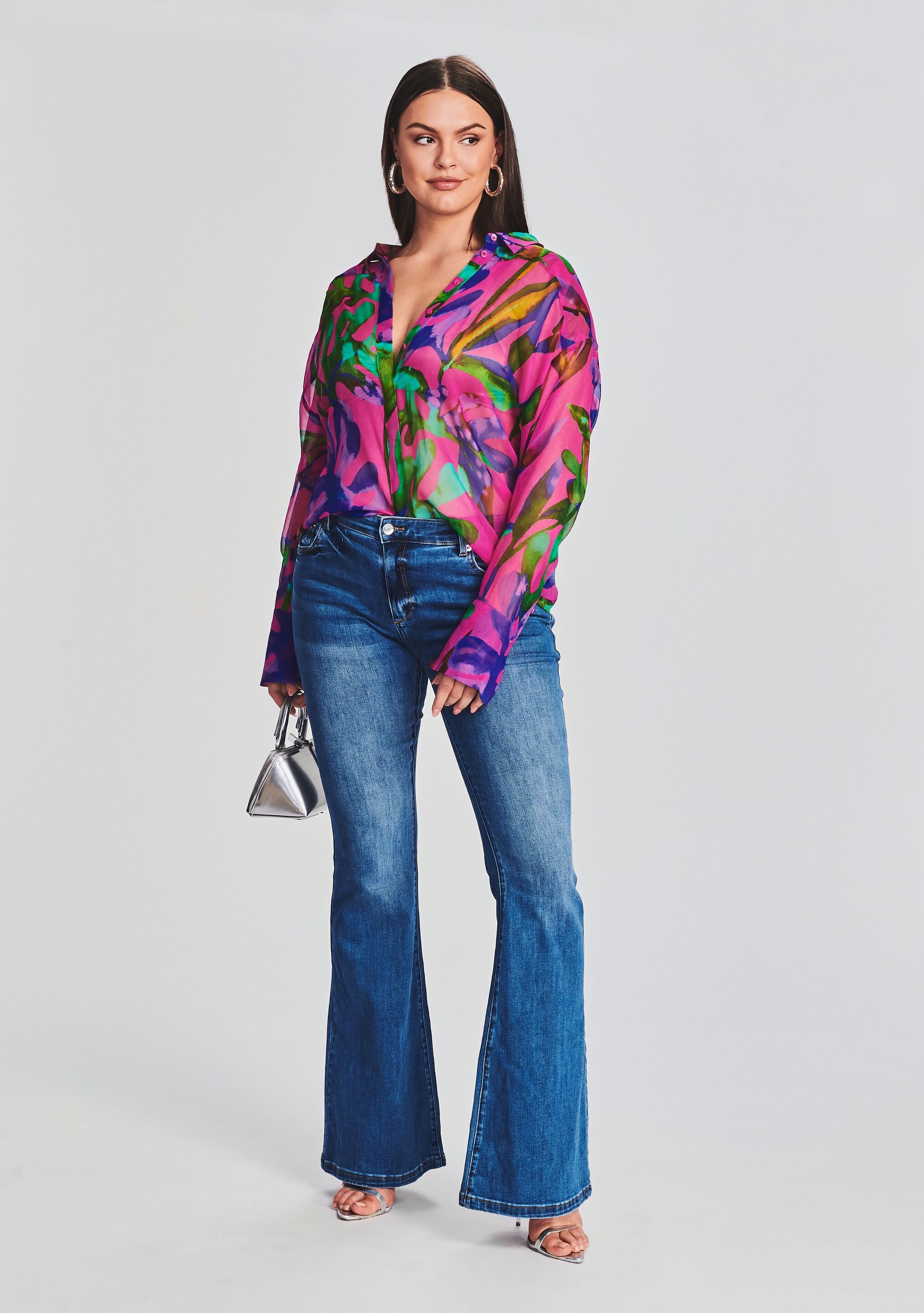 Ramona Silk Chiffon Shirt – Retrofete