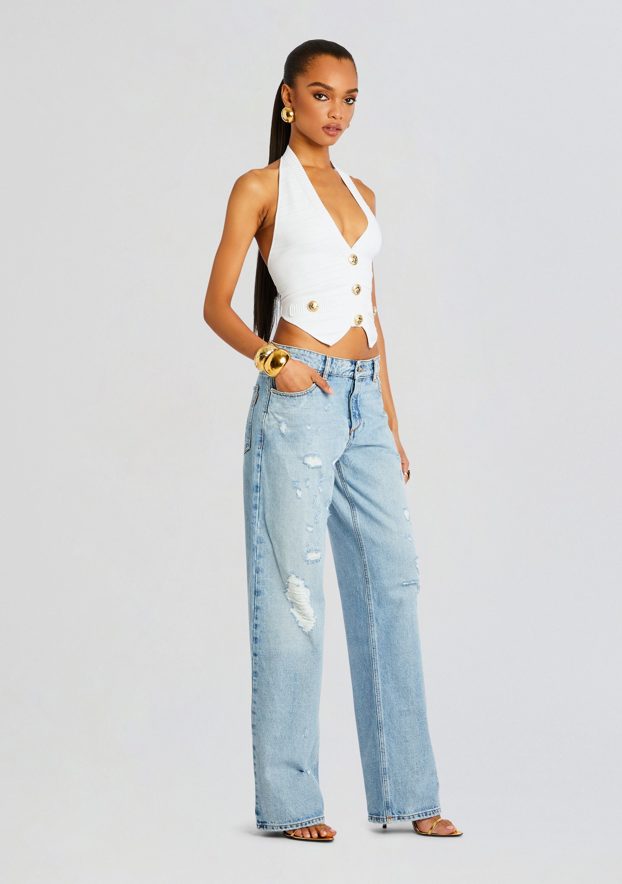 Tinsley Bandage Knit Vest
