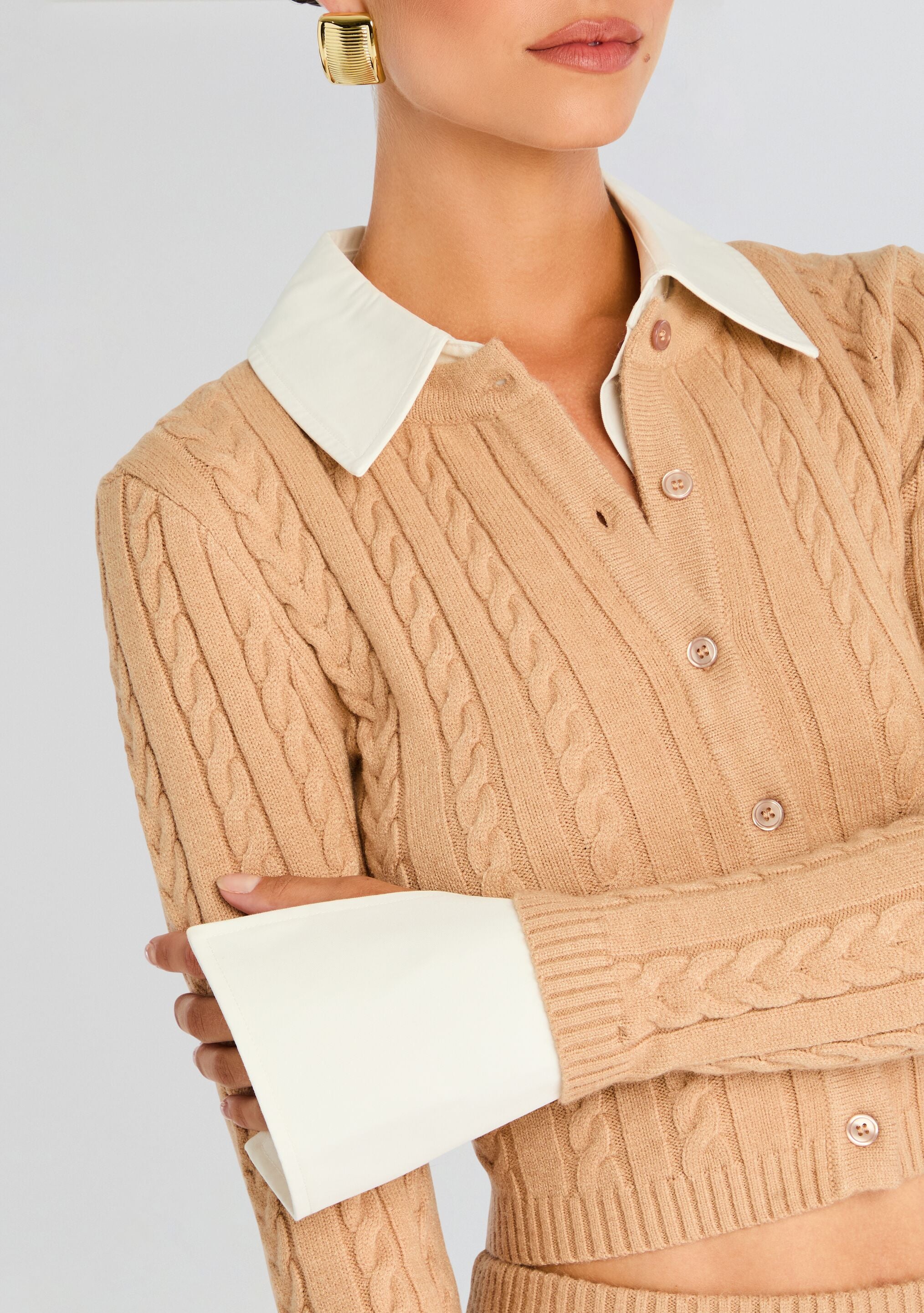 Eloise Cable Knit Cardigan