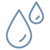 Icon of 2 water drops.