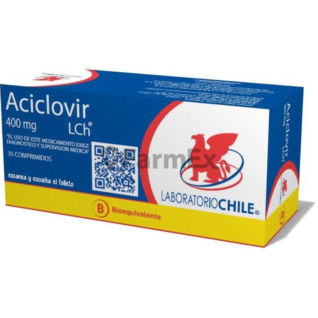 Compra Aciclovir 400 mg x 35 comprimidos, despacho a todo Chile