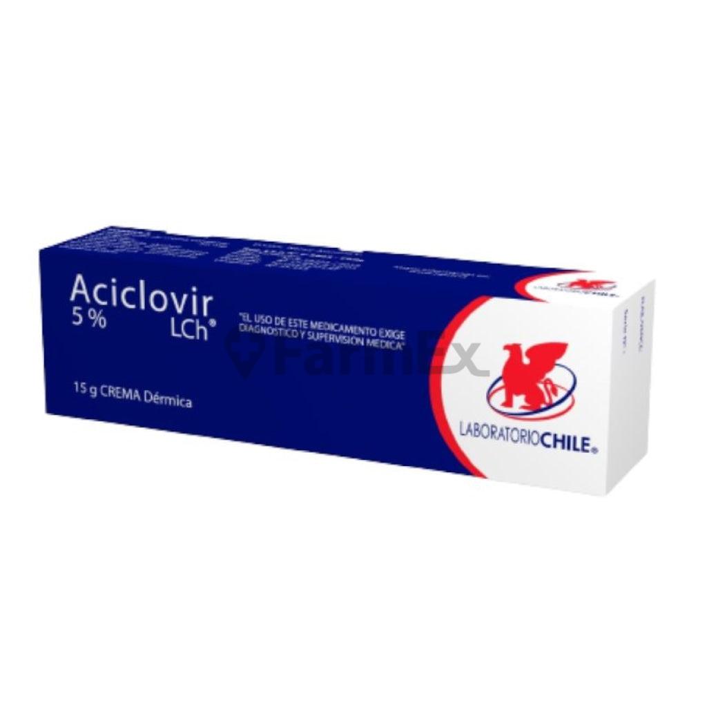 Compra Aciclovir 5 % Crema x 15 g, despacho a todo Chile