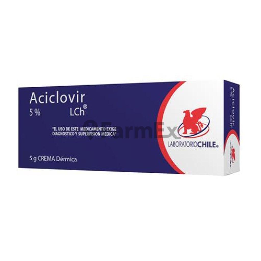 Compra Aciclovir 5 % Crema x 5 g, despacho a todo Chile