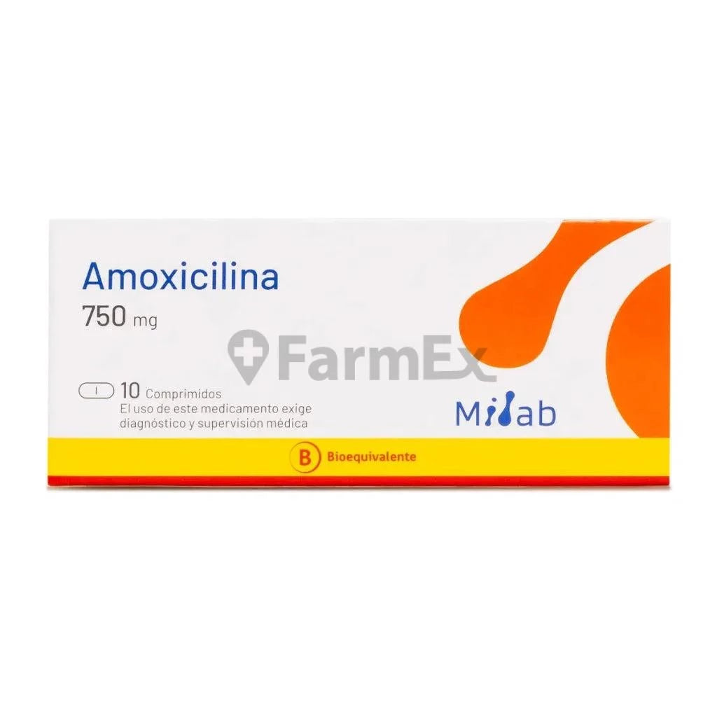 Amoxicilina 750mg x 10