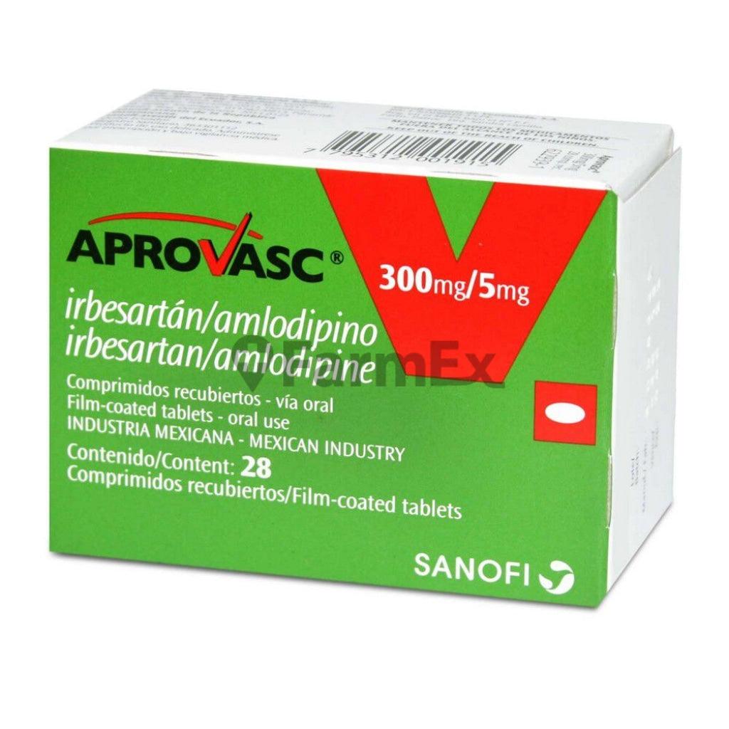 Aprovasc 300 Mg 5 Mg X 28 Comprimidos