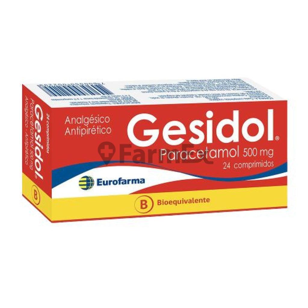 Gesidol 500 mg x 24 comprimidos