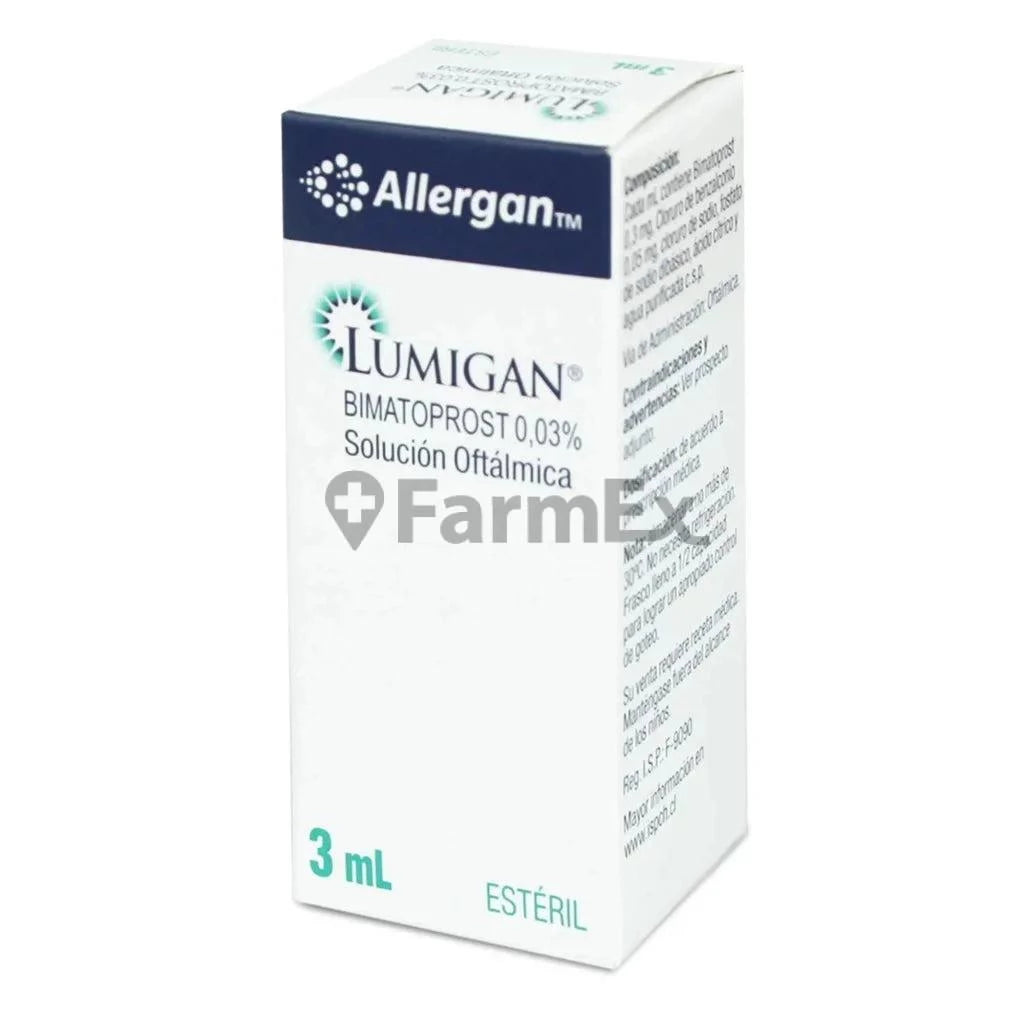 Lumigan Solución Oftálmica 0,03 % x 3 ml 